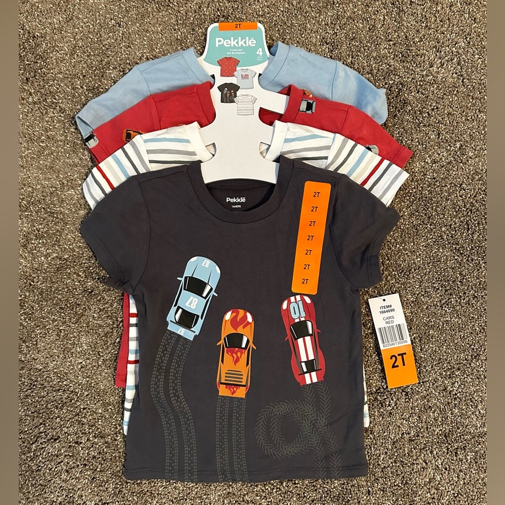 Lot of (4) boys shirts 2T